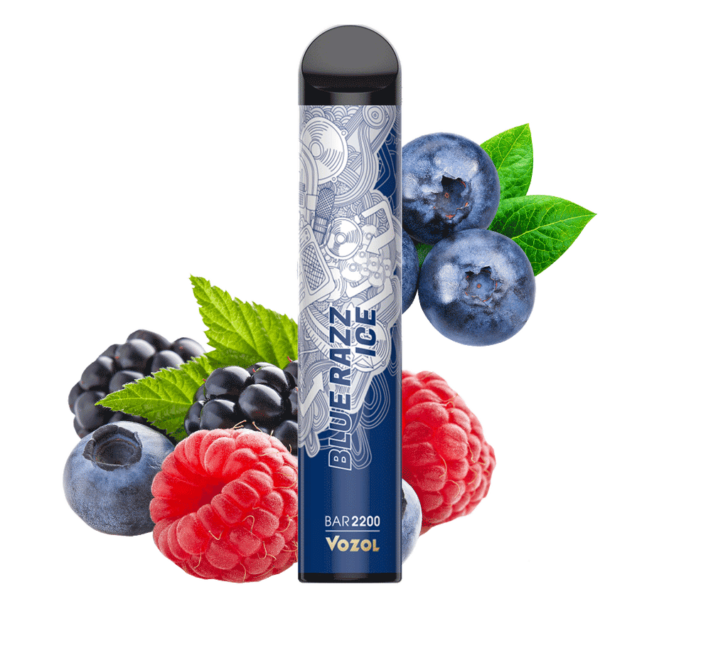 Vozol Bar 2200 - Disposable Vape Vape Juice Vozol Bluerazz Ice  
