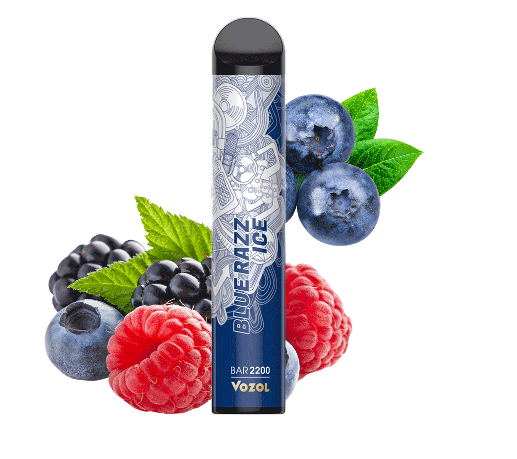 Vozol Bar 2200 - Disposable Vape Vape Juice Vozol Bluerazz Ice  