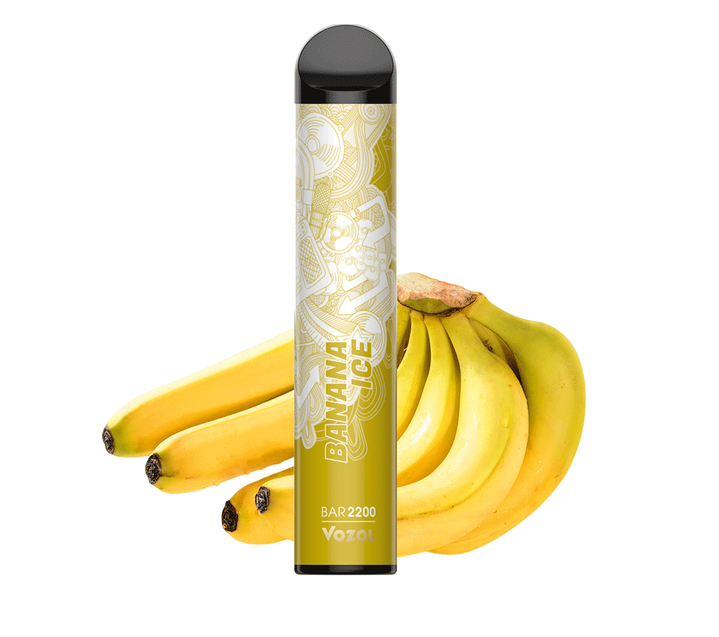 Vozol Bar 2200 - Disposable Vape Vape Juice Vozol Banana Ice  