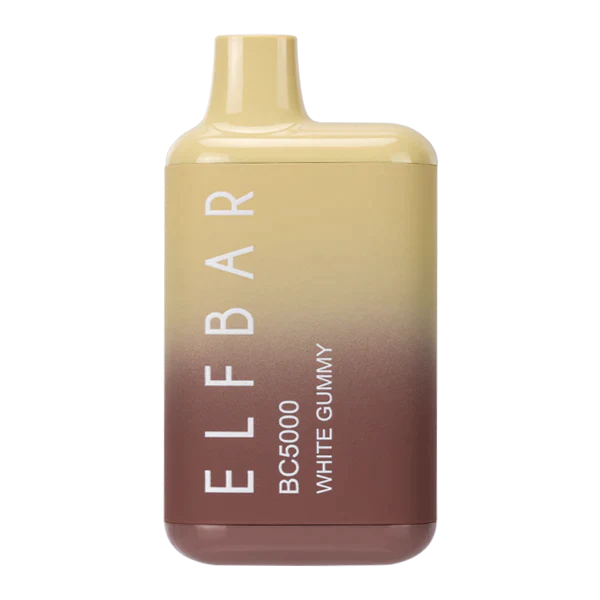 ELFBAR BC5000 - Disposable 13ml 5% Vape Juice ELFBAR White Gummy (Special Edition)  