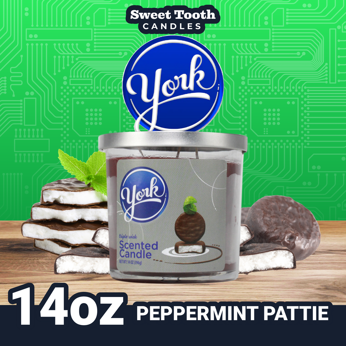 York Peppermint Patty Scented Candle
