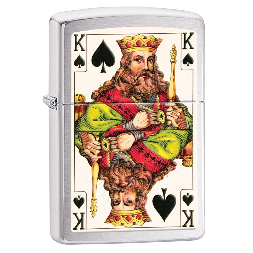 Zippo Lighter - 2 Sided King of Spade Zippo Zippo   