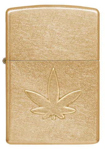Zippo Lighter - Stamped Cannabis Zippo Zippo   