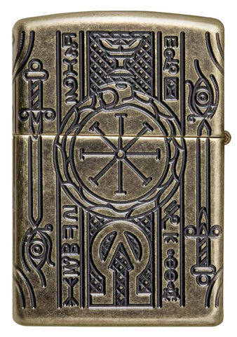 Armor® Antique Brass Book of the Dead Zippo Zippo   