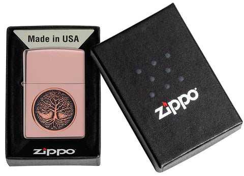 Zippo Lighter -  Tree Of Life Emblem Zippo Zippo   