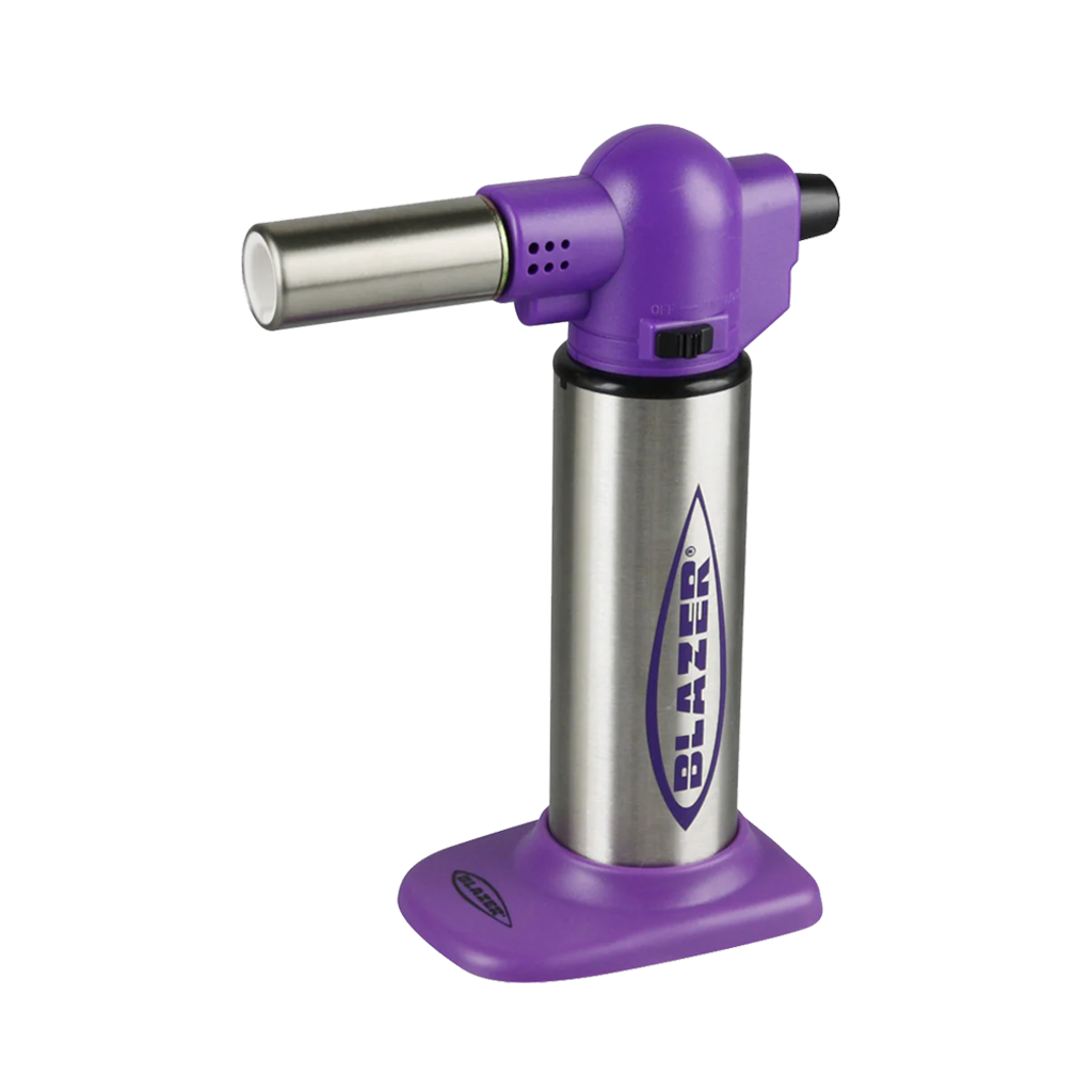 Big Buddy Turbo Torch Table Lighter by Blazer Lighter Blazer Purple  