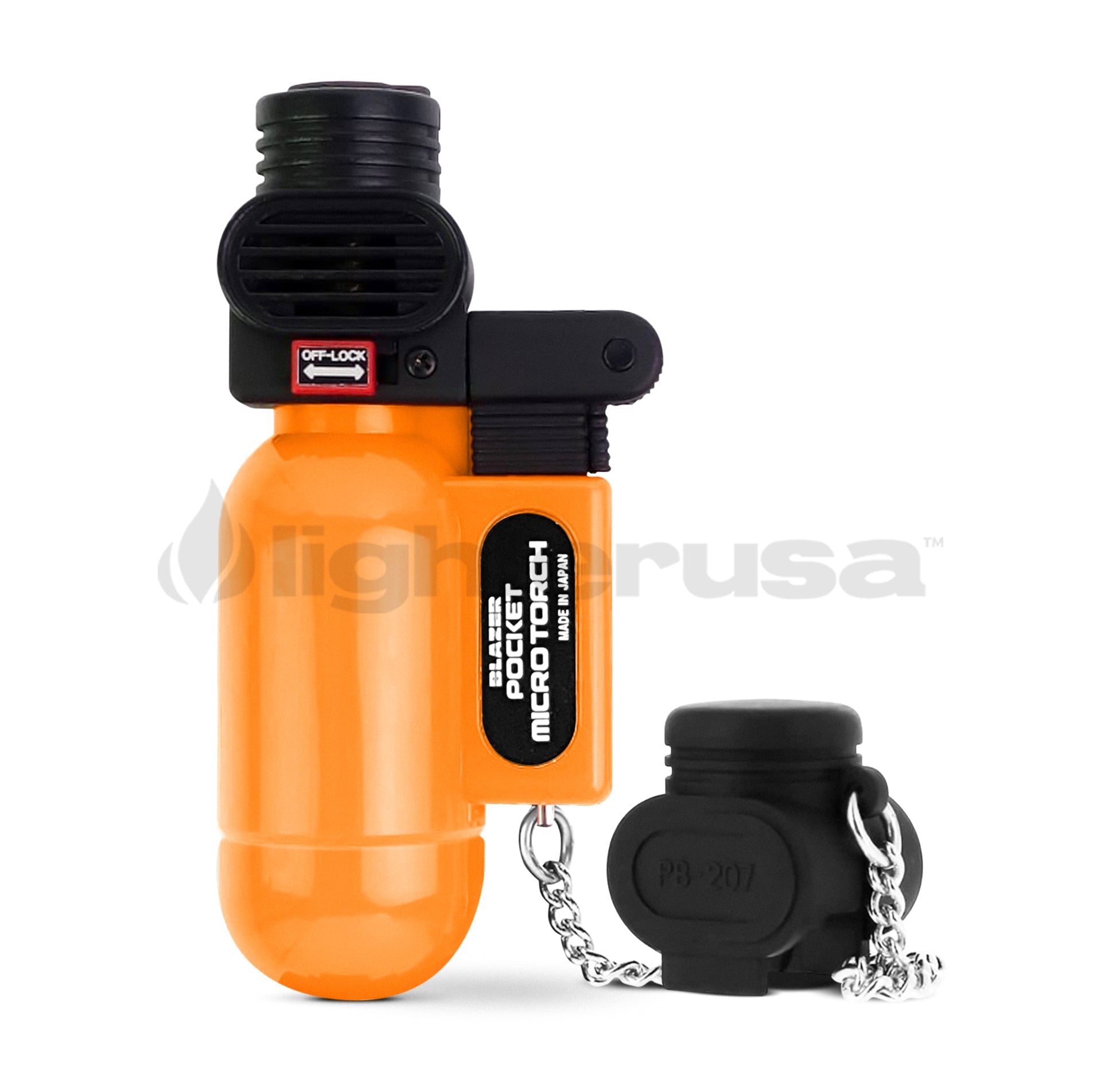 "The Torch" Pocket Blazer Lighter By Blazer Lighter Blazer Blaze Orange  
