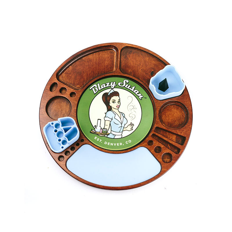 Blazy Susan Spinning Rolling Tray - Cherry Cannabis Accessories Blazy Susan   