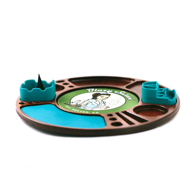 Blazy Susan Spinning Rolling Tray - Cherry Cannabis Accessories Blazy Susan   