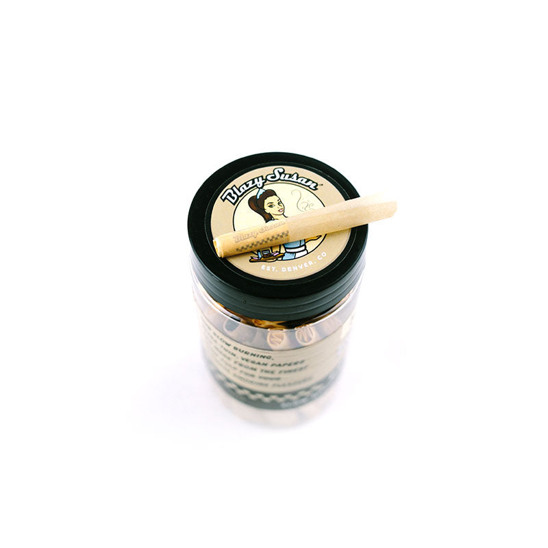Blazy Susan Shorty Unbleached Pre Rolled Cones - 50 Count Cannabis Accessories Blazy Susan   
