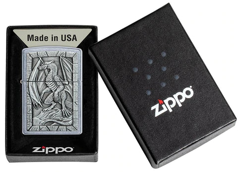 Zippo Lighter - Medieval Dragon Zippo Zippo   