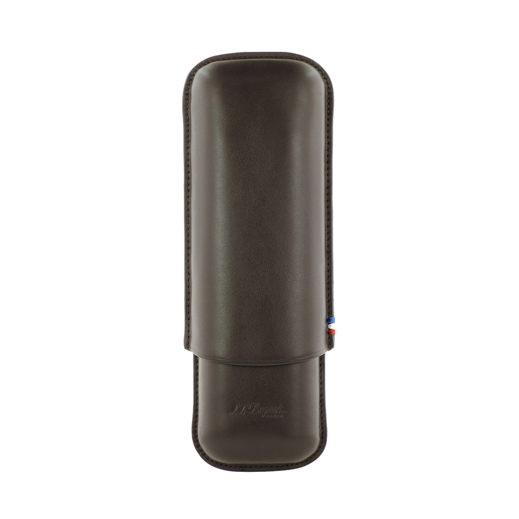 S.T. Dupont Double Cigar Case Smoking Accessories S.T. Dupont Brown  