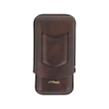 S.T. Dupont Triple Cigar Case Smoking Accessories S.T. Dupont Brown  