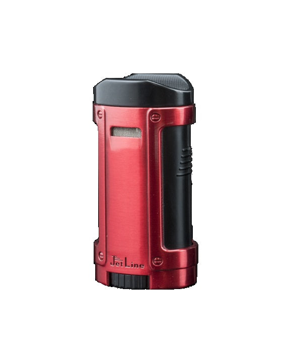 Jetline Bugle Master Quadruple Table Top Torch Lighter Lighter Jetline Red  