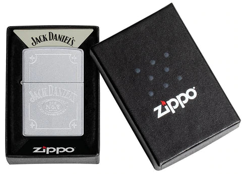 Zippo Lighter -  Jack Daniel's Old No. 7 Chrome Zippo Zippo   