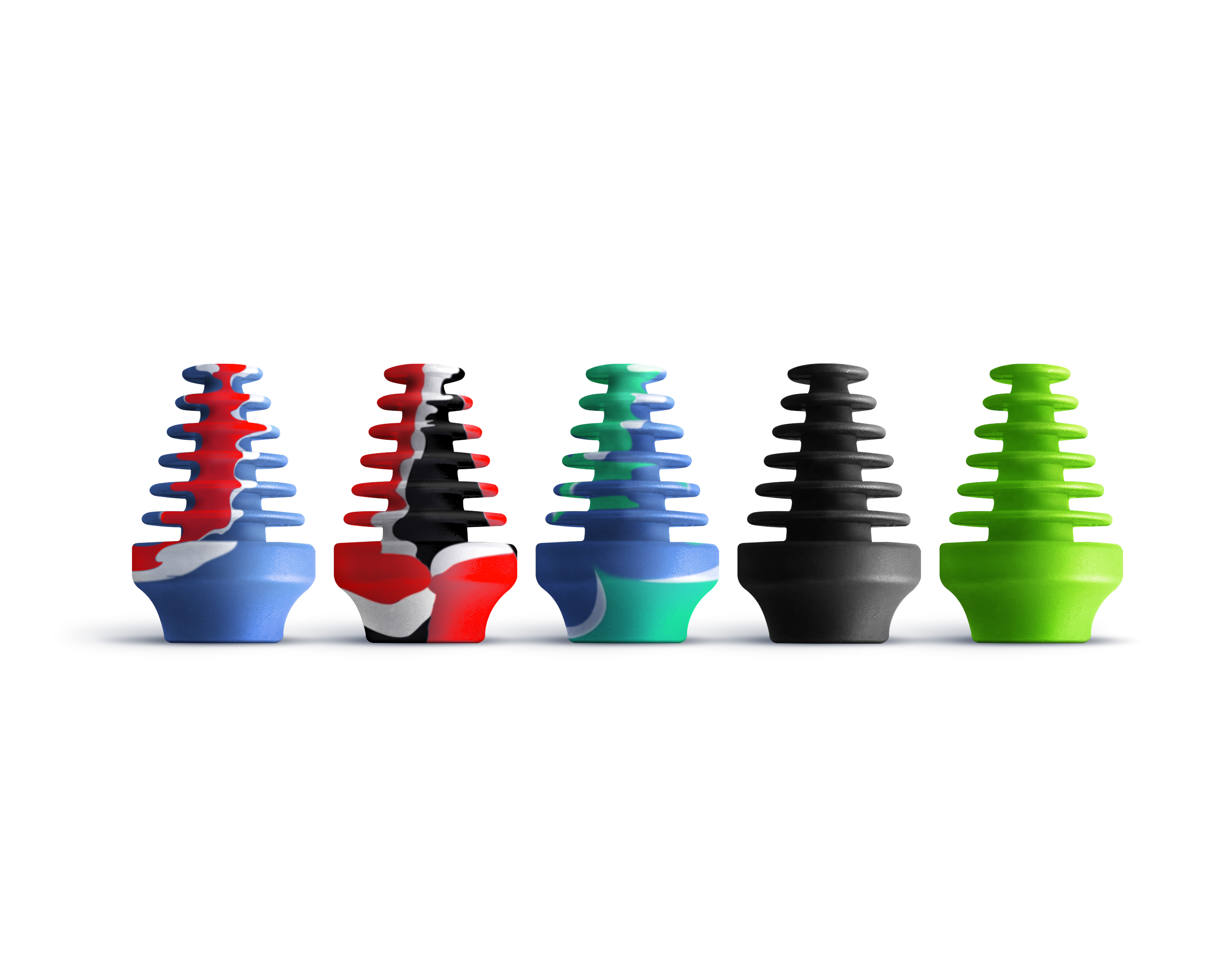 Lighter USA The Plug Silicone Cart Rig Adapter 2-Pack