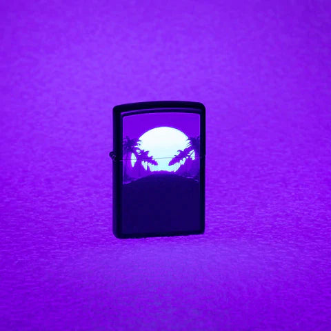 Zippo Lighter - Sunset Black Light Zippo Zippo   