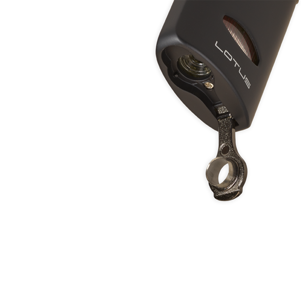 Lotus Lighter L76 Matrix Triple Jet Lighter w/ Cigar Punch Lighter Lotus   