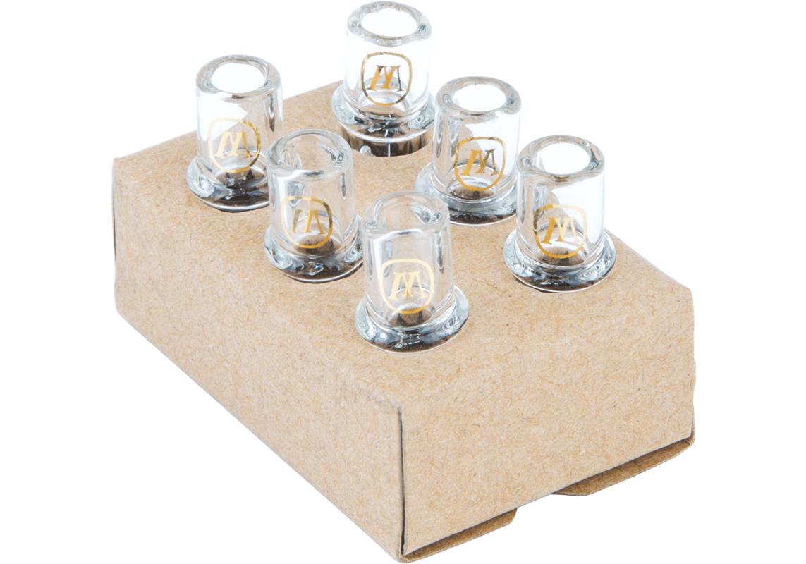 6 Pack Marley Natural Inside Glass Filters - 7mm Cannabis Accessories Marley Natural   
