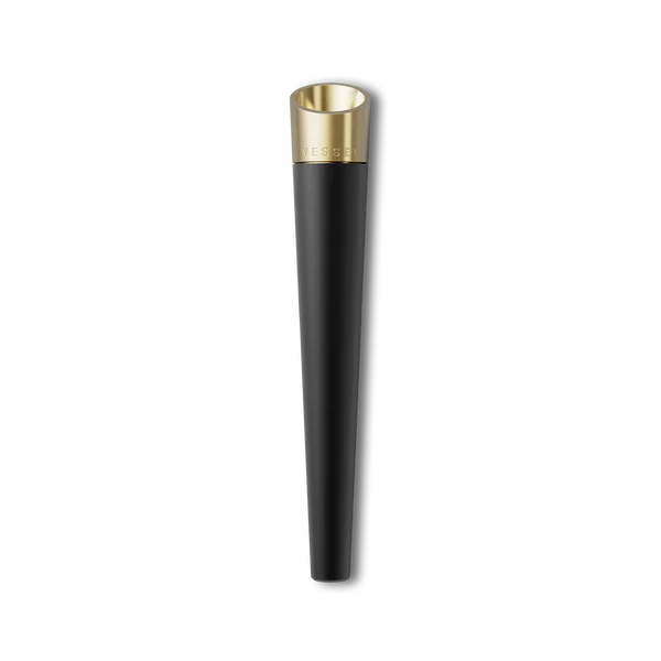 Vessel Cone Dry Herb Chillum Cannabis Accessories Vessel Onyx  
