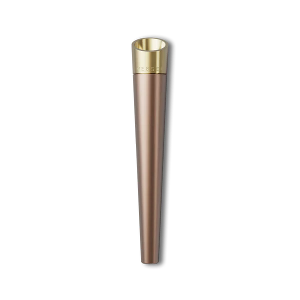 Vessel Cone Dry Herb Chillum Cannabis Accessories Vessel Rose Gold  