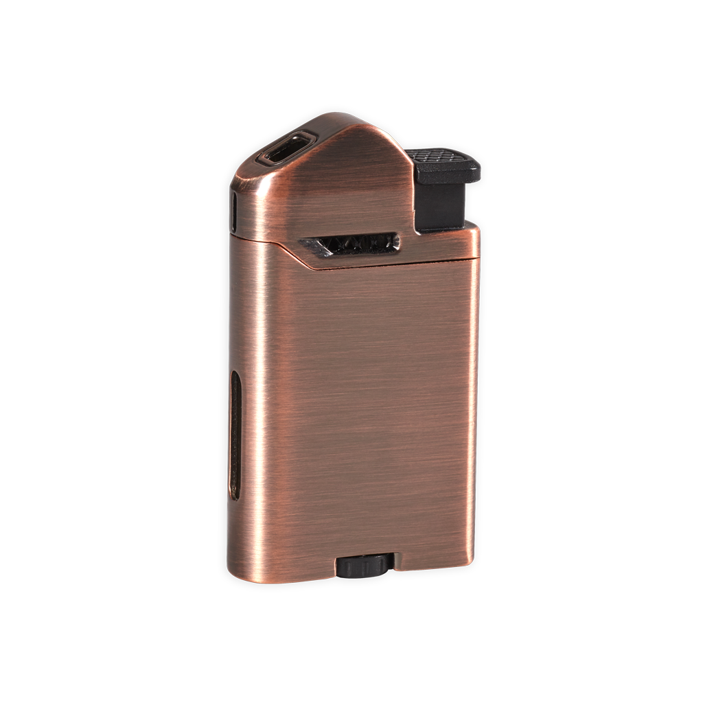 Vertigo Page Flat Flame Lighter Lighter Vertigo Brushed Copper  