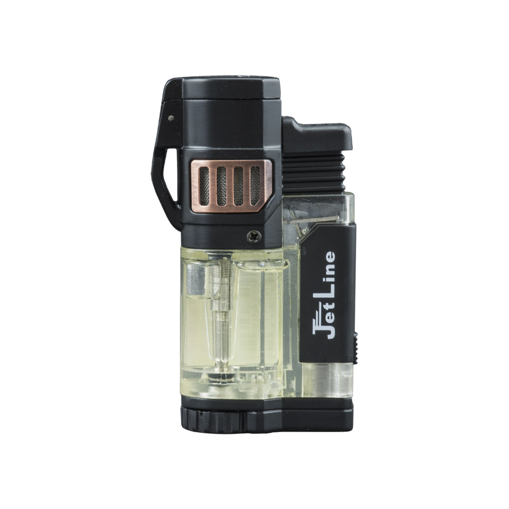 Jetline Diego Triple Flame Pocket Lighter w/ Punch Cutter Lighter Jetline Copper  