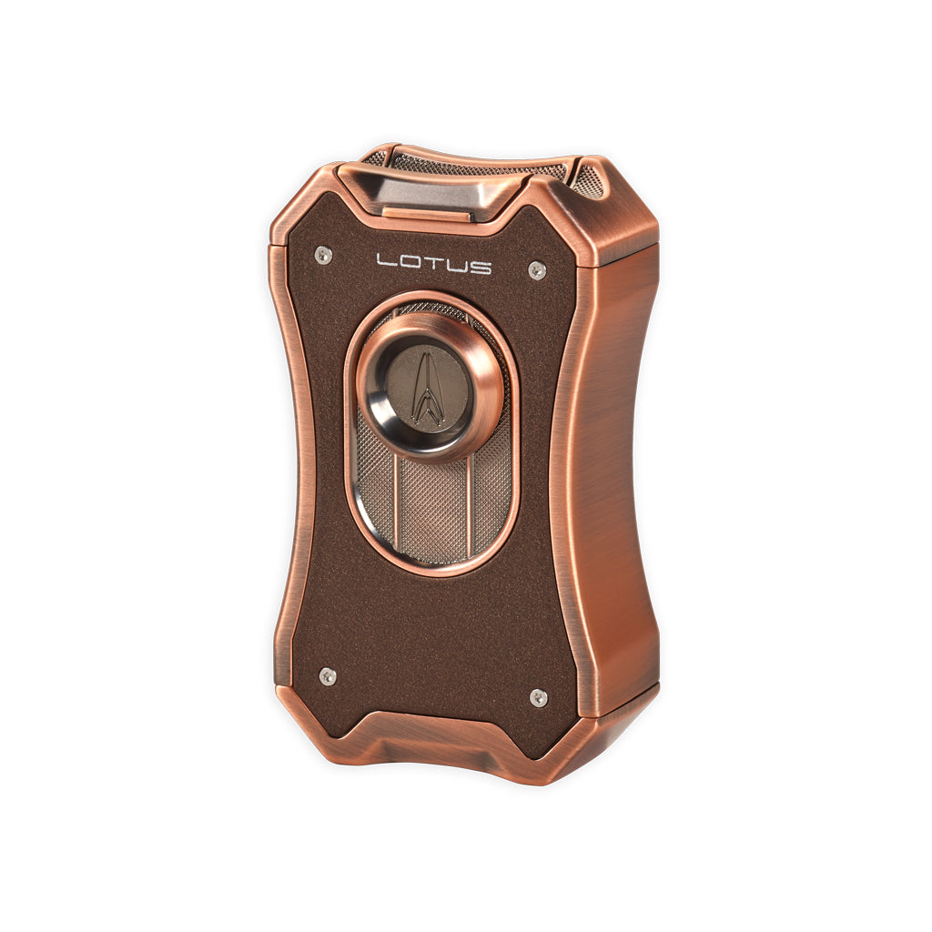 Lotus Emperor Quad Flame Table Top Lighter Lighter Lotus Copper  