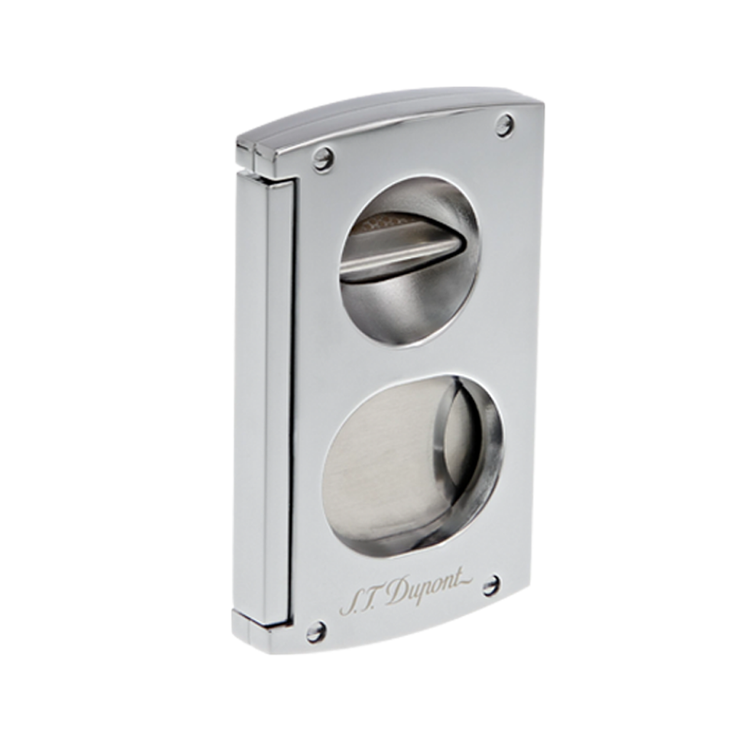 S.T. Dupont Double Blade Cigar Cutter Smoking Accessories S.T. Dupont Chrome  