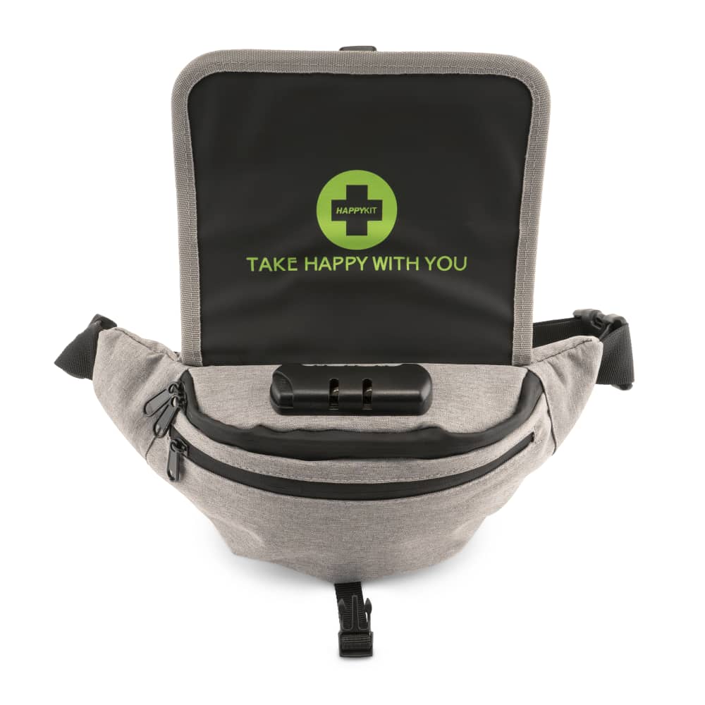 Happy Kit - Happy Pack Dab All-in-One Smell Proof Travel Kit Fanny Pack for Concentrates Apparel Happy Kit   