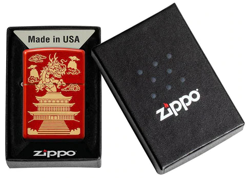 Zippo Lighter - Chinese Towering Dragon Zippo Zippo   