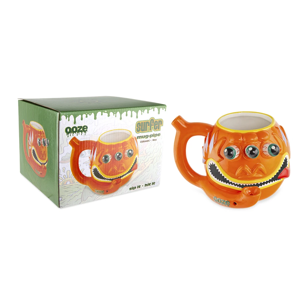 Ooze Ceramic Mug - Hit it & Sip it Cannabis Accessories Ooze   