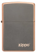 Zippo Lighter - Rustic Bronze w/ Zippo Logo Zippo Zippo   