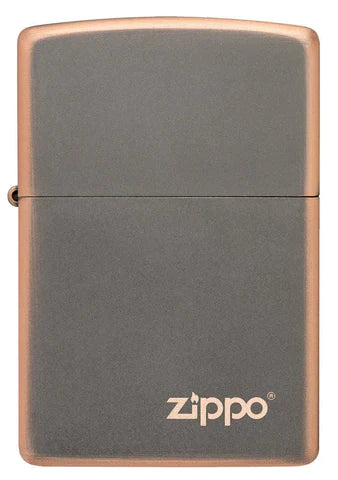 Zippo Lighter - Rustic Bronze w/ Zippo Logo Zippo Zippo   