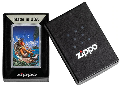 Zippo Lighter - Rick Rietveld Mermaid Zippo Zippo   