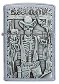 Zippo Lighter - Saloon Skull Zippo Zippo   