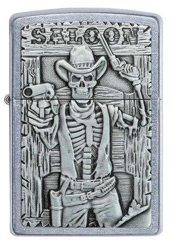 Zippo Lighter - Saloon Skull Zippo Zippo   