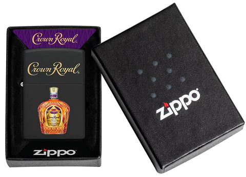 Zippo Lighter - Crown Royal Deluxe Bottle Zippo Zippo   