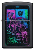 Zippo Lighter - Black Light Tarot Card Zippo Zippo   