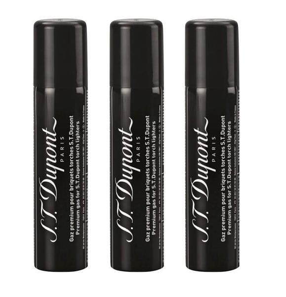 S.T. Dupont Butane Black Lighter S.T. Dupont 3 Pack  
