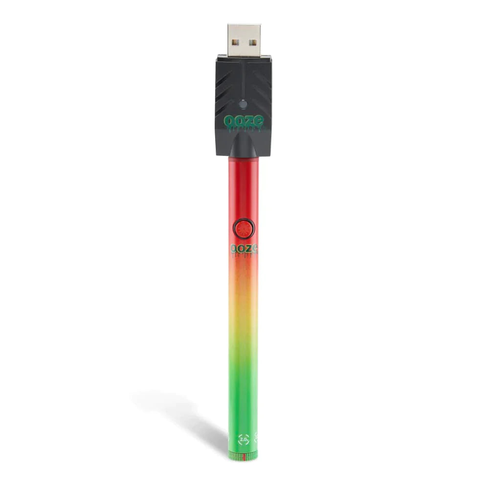 Ooze Twist Slim Pen 2.0 - Cartridge Battery Vaporizers Ooze Rasta  