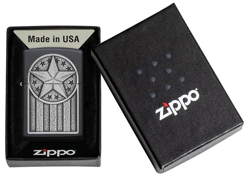 Zippo Lighter -  American Metal Emblem Zippo Zippo   