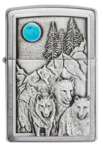 Zippo Lighter - Emblem Wolf Pack Zippo Zippo   