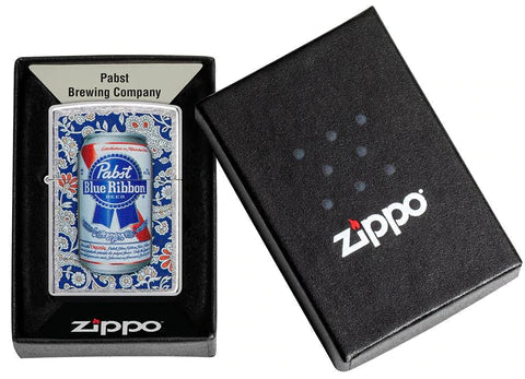 Zippo Lighter - Pabst Blue Ribbon Beer Zippo Zippo   
