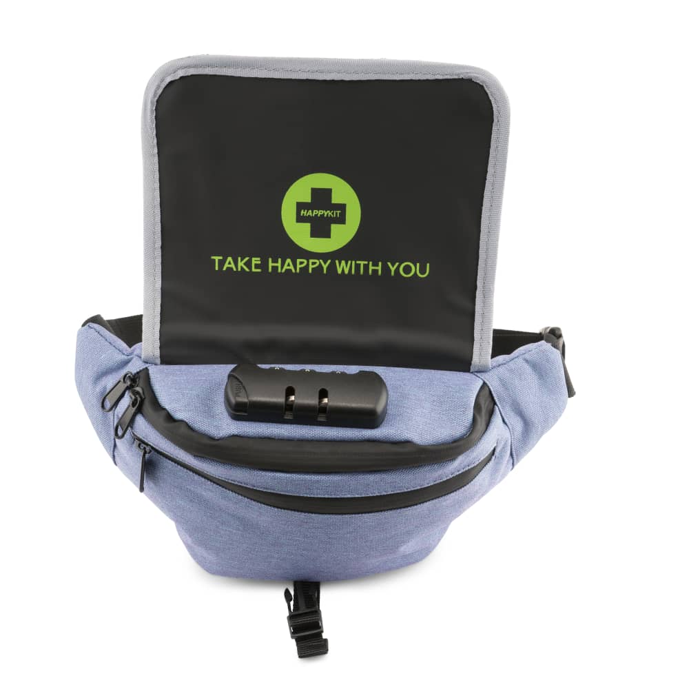 Happy Kit - Happy Pack Dab All-in-One Smell Proof Travel Kit Fanny Pack for Concentrates Apparel Happy Kit   