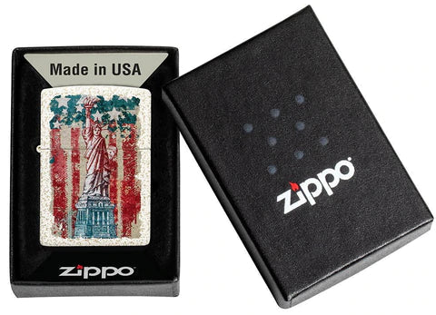 Zippo Lighter - Distorted Statue Of Liberty Zippo Zippo   