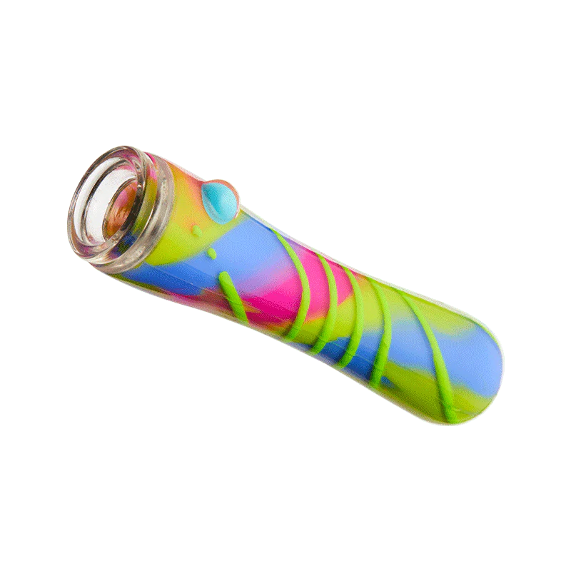 Eyce Oraflex Shorty Cannabis Accessories Eyce Cotton Candy Lime Spiral  