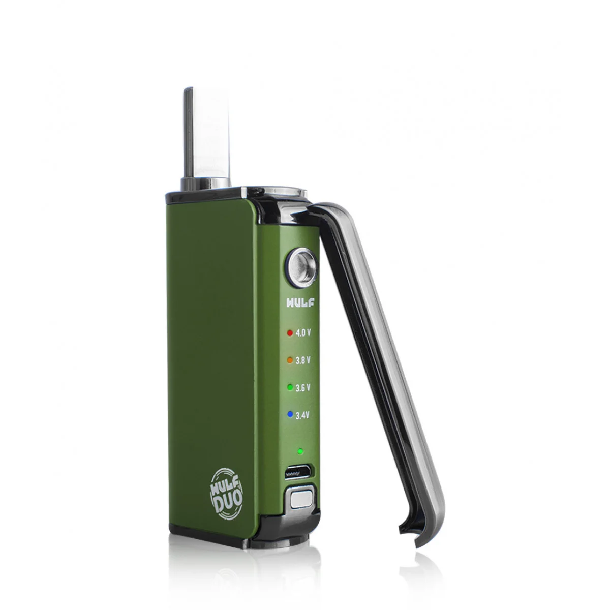 Wulf Mods Duo 2 in 1 Cartridge Vaporizer Vaporizers Wulf Mods Green  