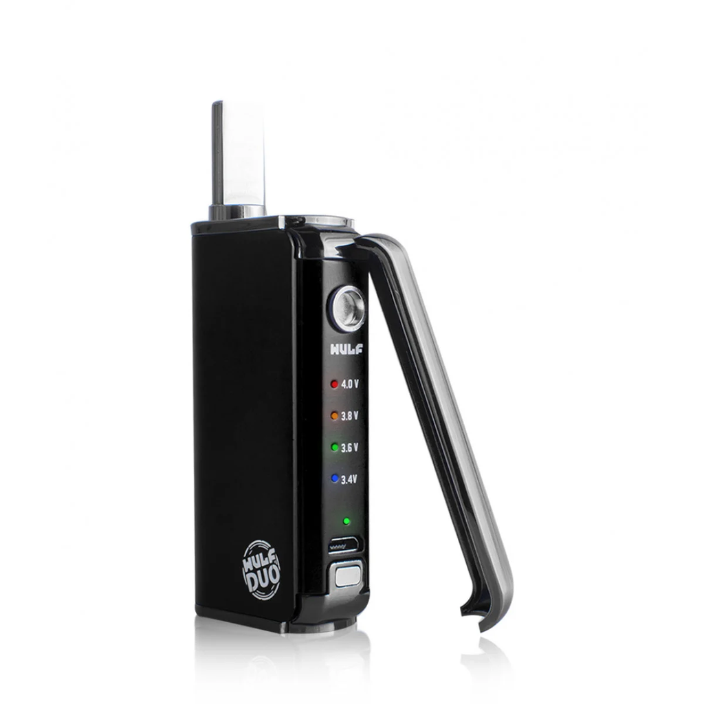 Wulf Mods Duo 2 in 1 Cartridge Vaporizer Vaporizers Wulf Mods Black  