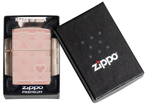 Zippo Lighter - Treat Your Sweet - Heart Zippo Zippo   